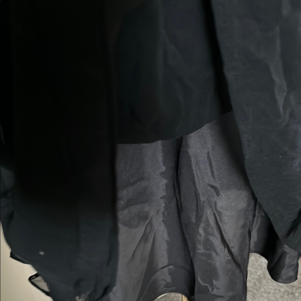 Donna Ricco Elegant Black Chiffon Dress - Picture 5 of 12